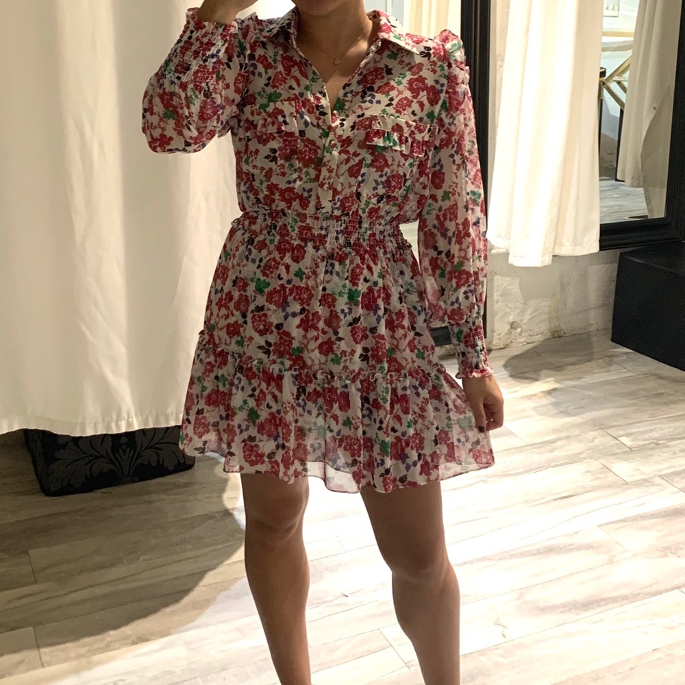 MISA Los Angeles Floral Dress